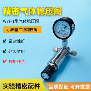 WYF-1型精密气体稳压阀3mm/6mm压力控制阀门色谱配件小流量减压阀