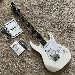 正品行货 ibanez 依班娜 艾宾斯 grx140 电吉他单摇白色初学入门