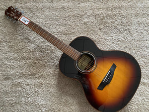 法丽达全丰代工 日本james云杉桃花芯木全单 40寸民谣木吉他 日落