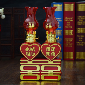 婚庆用品结婚龙凤灯喜灯长明灯双喜子孙灯龙凤烛桃心灯台灯床头灯