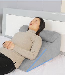 90厘米枕头高密度海绵三角靠垫床头靠枕胃食管防反流胃酸夏天定制