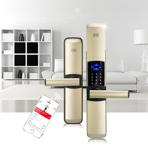 佳卫安力保指纹锁家用防盗门锁智能锁设计指纹密码锁普通款