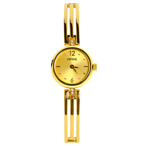 西普尼小金表女纯金999正品24k黄金金表气质石英女士手表女高级感
