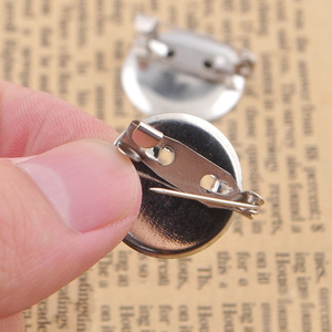 不生锈不褪色不锈钢安全别针扣简针胸针胸花1徽章材料手工diy配件