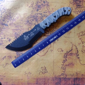 美国tops托普斯追踪者大号户外直刀高硬度1095钢