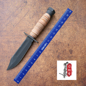 美国进口ontario安大略刀具美飞499空军飞行员多功能户外求生直刀