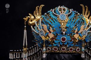 【云珮月裳】泫香凤冠出租六凤金翟仿点翠宋制明制汉服婚服头饰