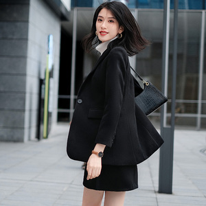 女韩版春秋时尚气质职业装套装小西服上衣面试正装工作服3人付款348