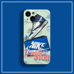 潮牌球鞋ts联名藤原浩适用苹果13的手机壳iphone12promax男款11xr