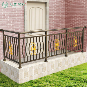 汇尊阳台护栏锌钢扶手欧式安全铝合金栏杆扶手铁艺室外别墅围栏