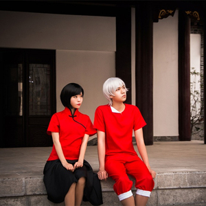 电影大鱼海棠cos服椿湫同款衣服新款民国风情侣服装大合唱演出服