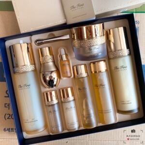 韩国欧惠极致套盒三件套水乳面霜黄金安瓶精华紧致修护 专柜版