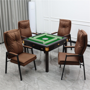 麻将机专用椅子茶楼棋牌室麻将椅子久坐舒服科技布高靠背家用凳子