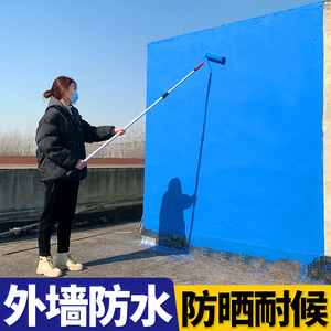外墙防水涂料自刷防漏防晒耐久补漏透明渗透型乡村室外用墙面漆胶