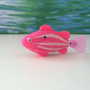 仿生电动摇摆鱼玩具机器仿真机械电子灯光游泳宝宝洗澡戏水玩游戏