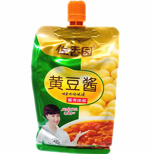 佐香园黄豆酱450g东北大酱豆瓣熟酱香辣酱沾菜酱拌酱蘑菇酱香饼