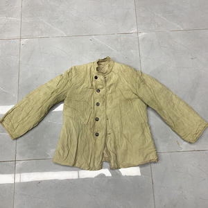 二手老货65式棉衣 男士冬季保暖纯棉花单上衣土黄色影视道具棉袄