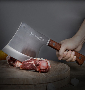 十八子作砍骨刀斧头斩牛骨头专用刀加厚厨房不锈钢斩骨斧屠夫商用