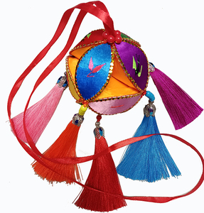 广西手工绣球广西特产布艺绣球舞蹈绣球挂件