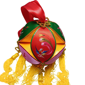 绣球20cm广西靖西特产手工绣球婚庆礼品开业礼品爱情信物民族工艺