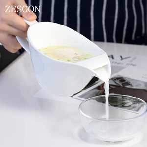 陶瓷滤油神器去油脂汤油分离器杯勺家用厨房月子撇油碗汤汁隔油器