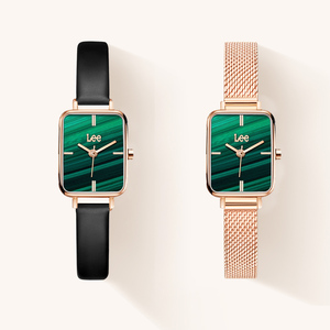 lee新款简约潮流小众ins风手表石英小绿表学生时尚手表女表f193