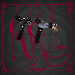 blackmarie sm 高跟鞋锁带 禁足 调教情趣拘束 成人用品 调情