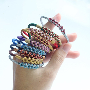 千代手绳五行桃花绳材料包个性定制文玩编绳中国结手工diy五行绳