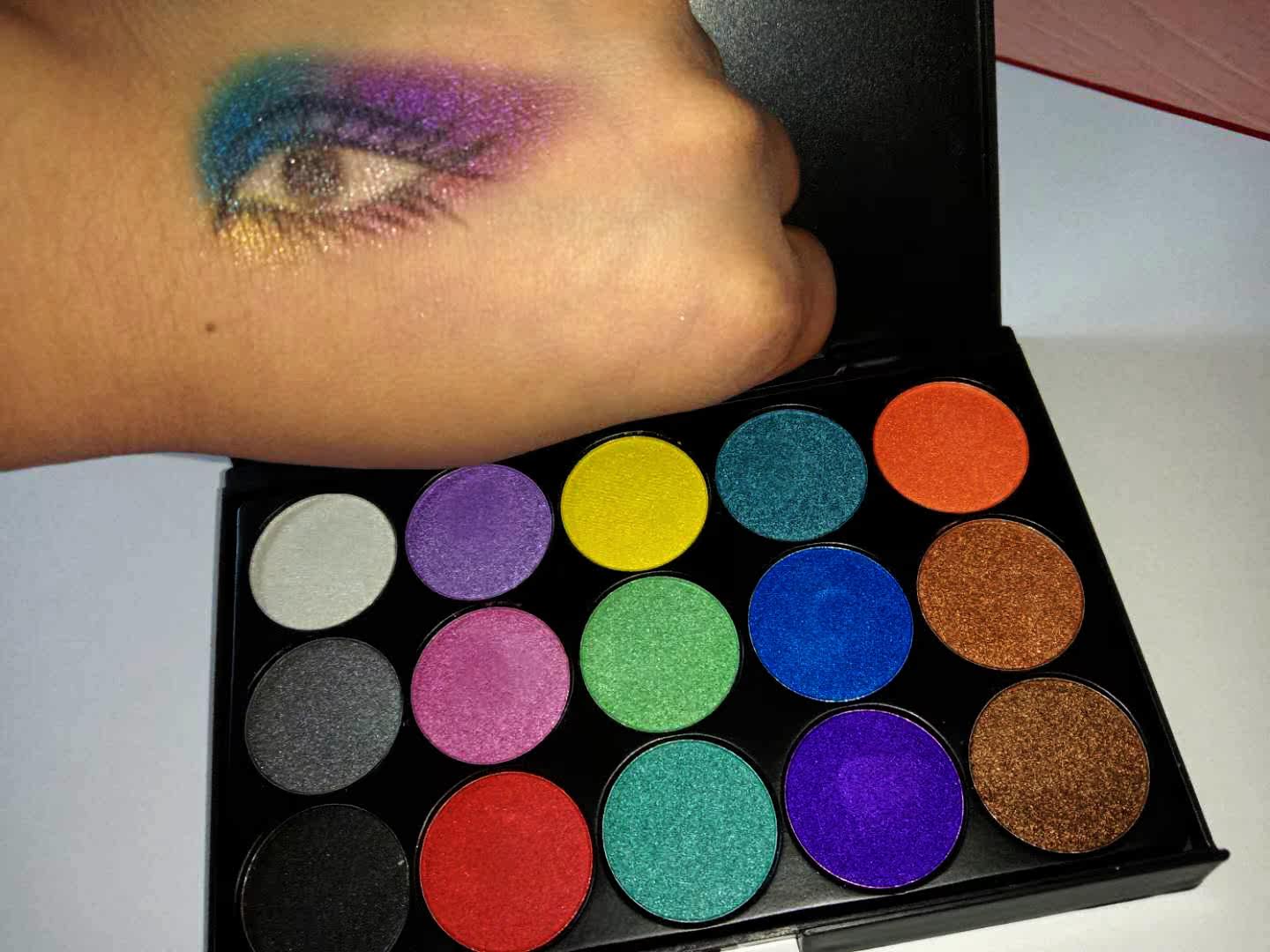 成人儿童舞台妆珠光眼影化妆师推荐拉丁民族舞爵士舞幼儿园演出po