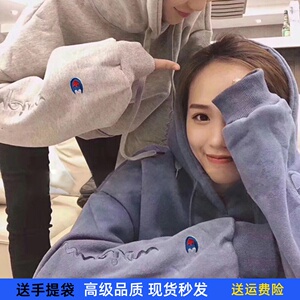 日版正品卖萌冠军官网旗舰店官男女情侣卫衣女刺绣秋冬宽松外套冬