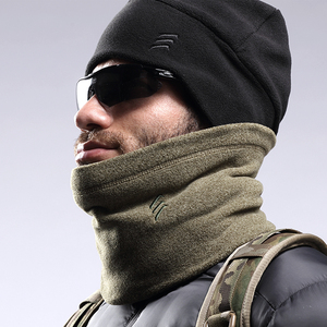 鹰爪行动抓绒围脖男女冬季保暖加厚户外战术脖套骑行防风套头围巾