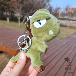 ins王晨艺薛之谦同款网红小恐龙钥匙扣书包挂饰背包装饰公仔挂件