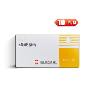 达爽 盐酸咪达普利片 10mg*10片/盒 df 原发性高血压 肾实质性病变
