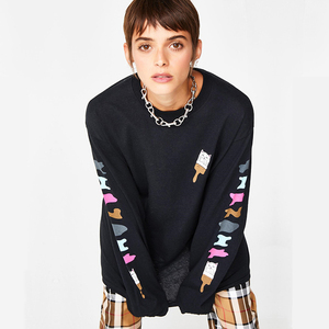 美国潮牌ripndip 贱猫中指猫长袖t恤 恶搞大画家 男女情侣款