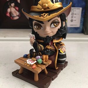 英雄联盟手办金克丝全套英雄联盟lol卡牌大师崔斯特q版盒装手办模