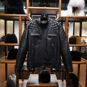 贝克汉姆同款皮衣