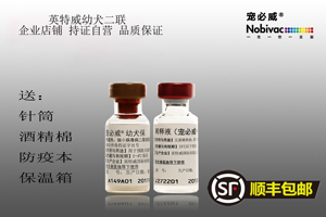 默沙东英特威荷兰进口幼犬二联狗疫苗顺丰包邮企业自营品质保证