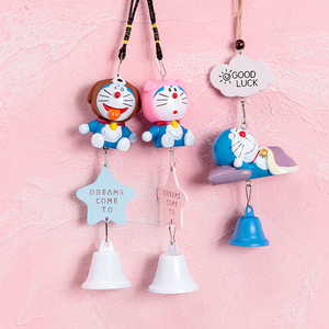 创意叮当猫挂饰哆啦a梦风铃挂饰蓝胖子生日礼物女生卧室铃铛挂件