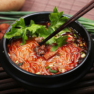 四川光友绵阳米粉135g/袋 麻辣牛肉味红汤米粉过桥米线早餐速食