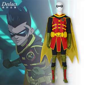 德拉克斯超凡双子达米安韦恩cos服dc电影蝙蝠侠儿子cosplay服装男
