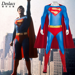 德拉克斯1978电影版超人cos服伊斯特DC电影同款全套cosplay服装男
