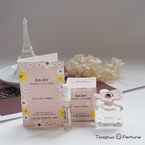 正品marc jacobs莫杰daisy粉雏菊花语女士香水小样试管1.2ml淡香