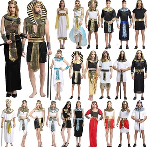 cosplay万圣节成人服装埃及法老艳后男罗马希腊女长袍服饰衣服