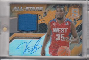 nba球星卡 panini 杜兰特 签名 球衣亲笔签字卡限20全明星 帕尼尼