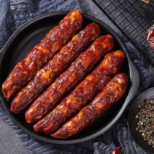 重庆四川特产农家自制麻辣香肠烟熏腊肉肠非广式腊肠二肥八瘦500g