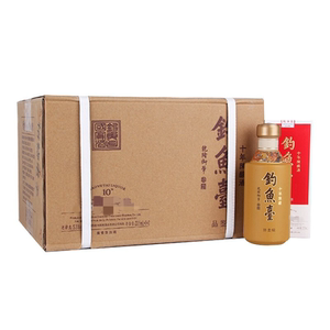 钓鱼台 十年陈酿品鉴级白酒 53度 225ml*12瓶 整箱 酱香型酒_阿里巴巴