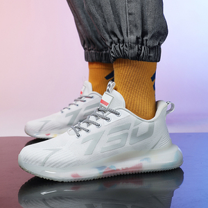 00沃特运动旗舰店天猫沃特椰子730夏季透气男士爆米花运动跑步鞋