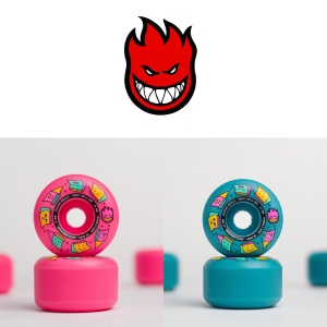 正品美国进口spitfire小火人轮子 f4轮 专业双翘街式动作轮 多款