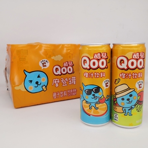 可口可乐美汁源酷儿摩登罐310ml橙汁饮料12罐整箱易拉罐便携装