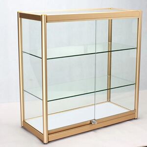 玻璃柜台饰品展柜五金中西药店精品柜货架烟酒零食不锈钢高端tb